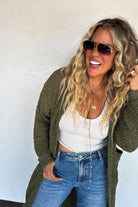 PREORDER: Poppy Knit Popcorn Cardigan-Womens-Stay Foxy Boutique, Florissant, Missouri