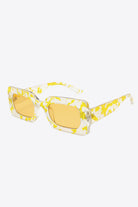 Tortoiseshell Rectangle Polycarbonate Sunglasses-Stay Foxy Boutique, Florissant, Missouri