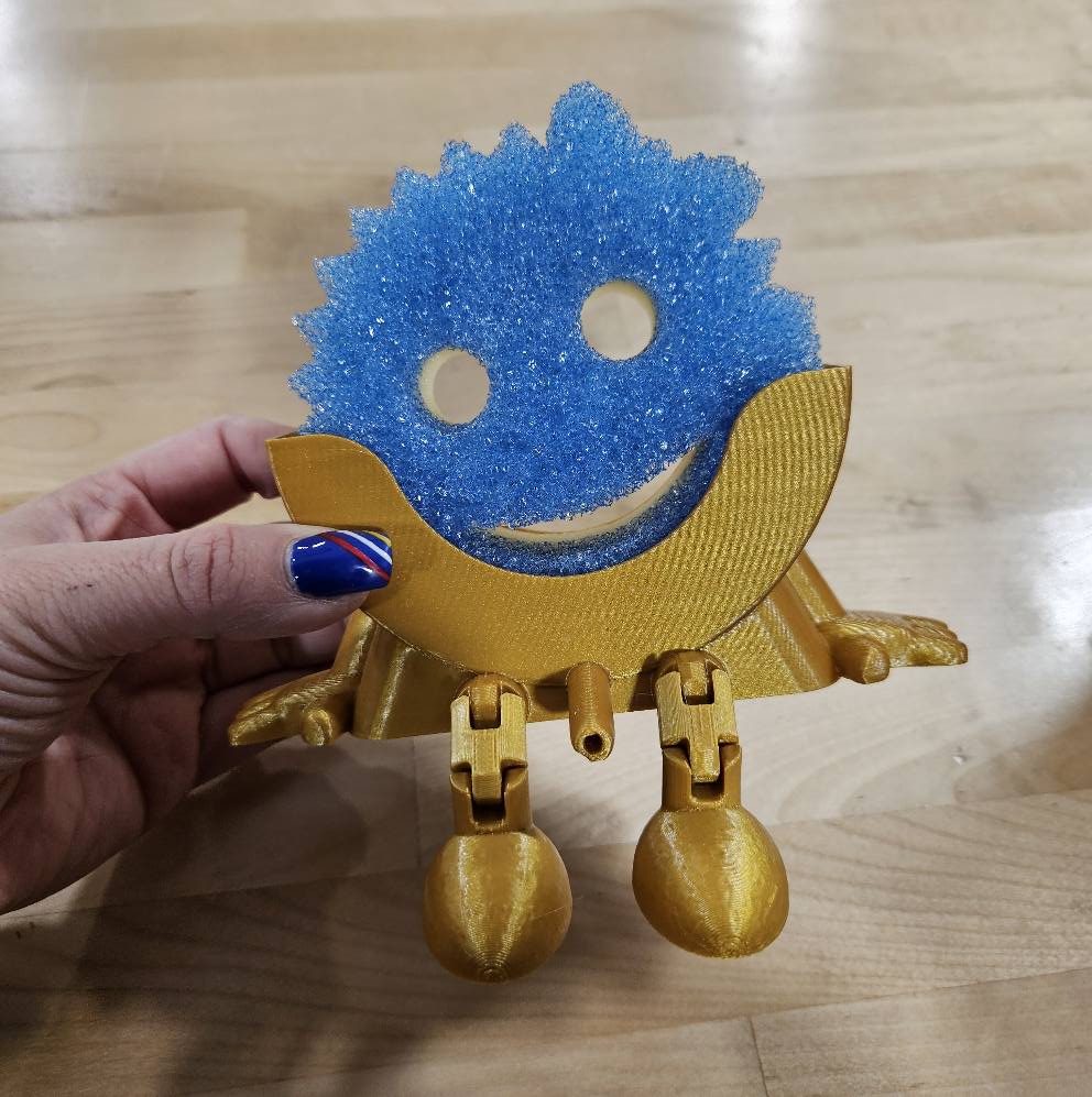 SCRUB DAD SPONGE HOLDER-3D PRINTED-Stay Foxy Boutique, Florissant, Missouri