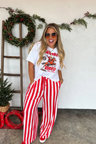 PREORDER: Christmas Vertical Vibes Stripe Pants-Womens-Stay Foxy Boutique, Florissant, Missouri
