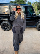 PREORDER: Erika Ribbed Lounge Set-Womens-Stay Foxy Boutique, Florissant, Missouri