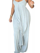 Full Size Asymmetrical Hem Cami and Pants Set Plus Size-Stay Foxy Boutique, Florissant, Missouri