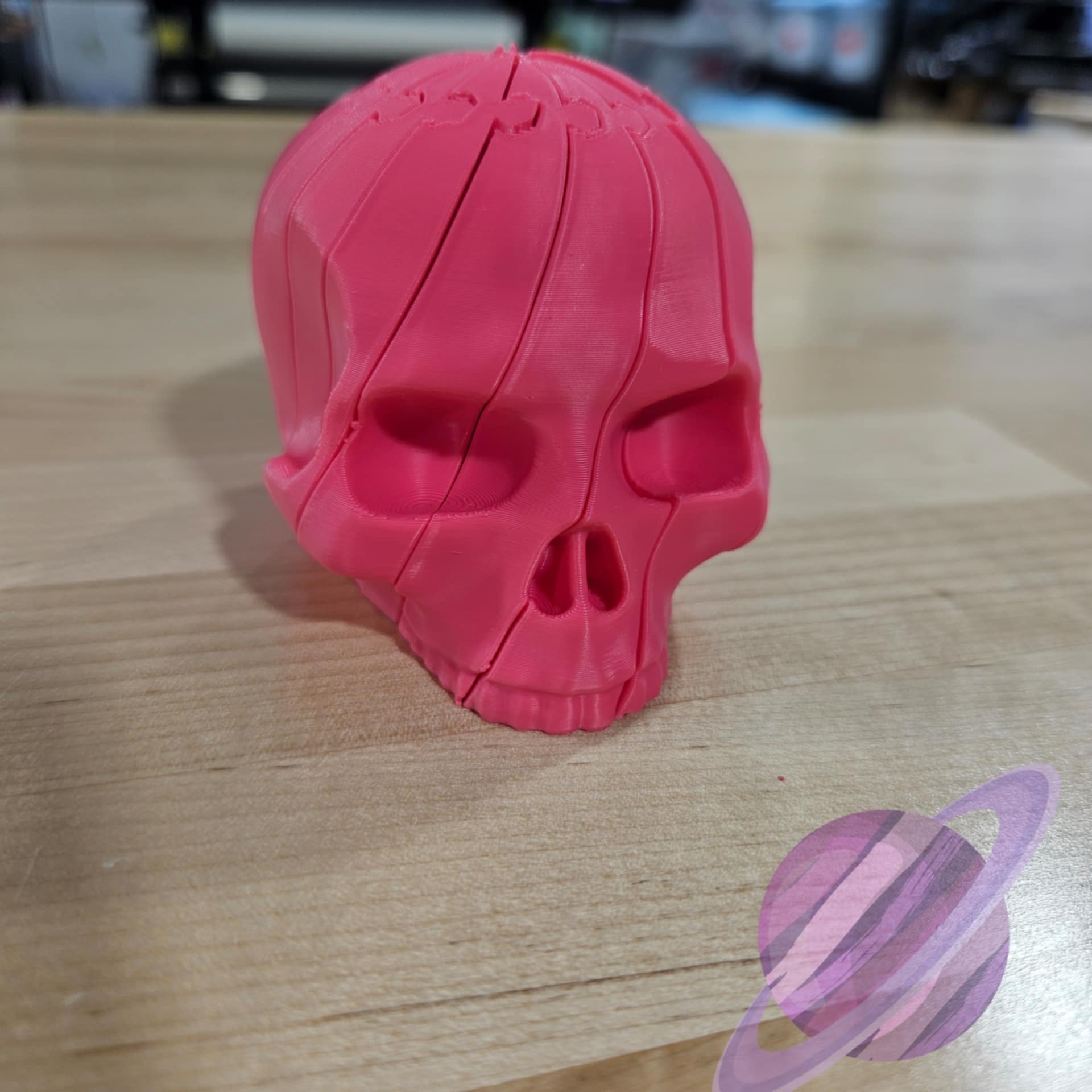 COLORFUL FIDGET SKULL- 3D PRINTED-Stay Foxy Boutique, Florissant, Missouri
