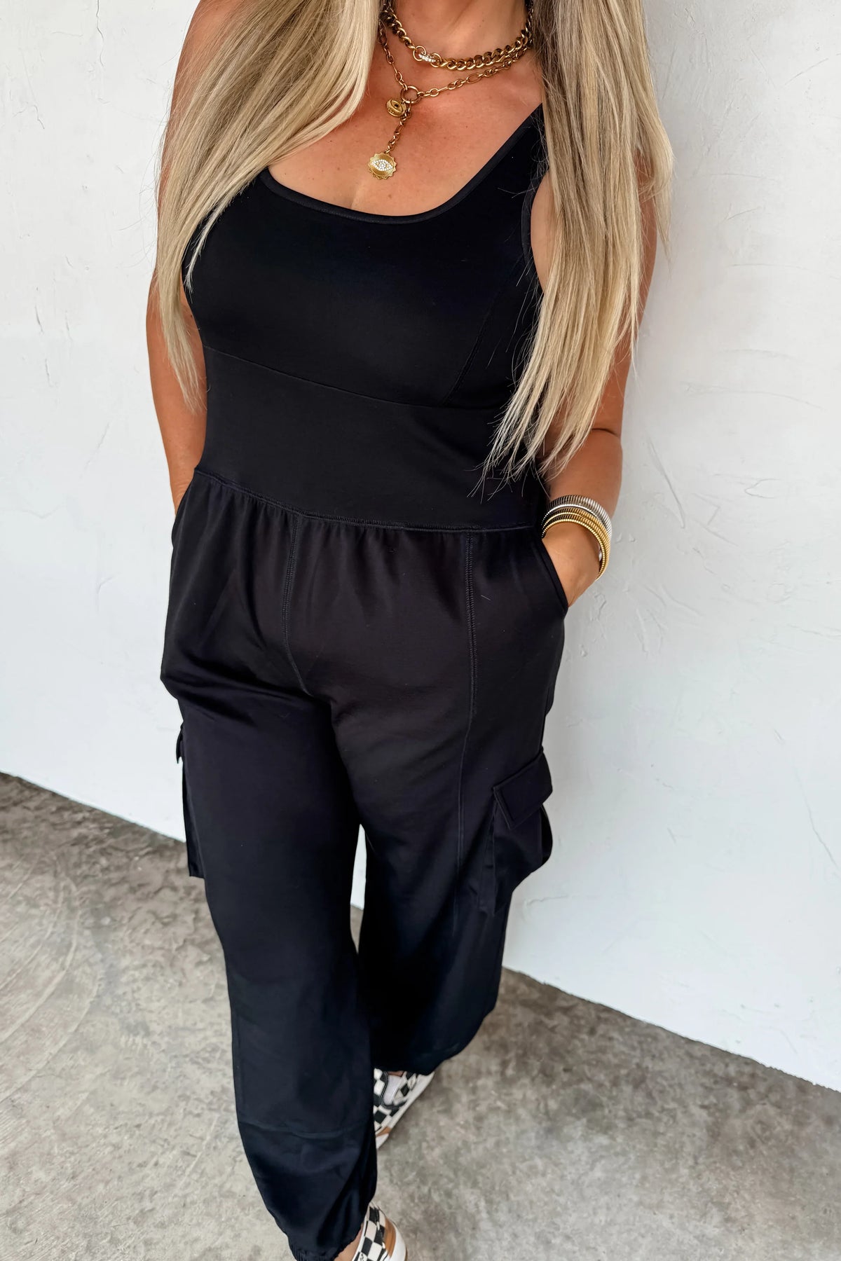 PREORDER: All Set Tank Romper-Womens-Stay Foxy Boutique, Florissant, Missouri