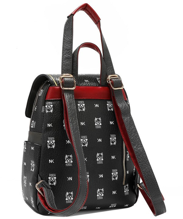 Nicole Lee USA Cat Eco-Leather Convertible Backpack Bag-Stay Foxy Boutique, Florissant, Missouri