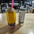 3D PRINTED CUSTOM PENCIL 12 OUNCE SKINNY CAN HOLDER-Stay Foxy Boutique, Florissant, Missouri