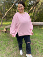 PREORDER: Thinking It Over Waffle Knit Pullover in Three Colors-Womens-Stay Foxy Boutique, Florissant, Missouri