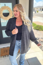 PREORDER: Contrast Trim Knit Cardigan in Four Colors-Womens-Stay Foxy Boutique, Florissant, Missouri