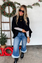 PREORDER: Holiday Meg Pullover Poncho-Womens-Stay Foxy Boutique, Florissant, Missouri