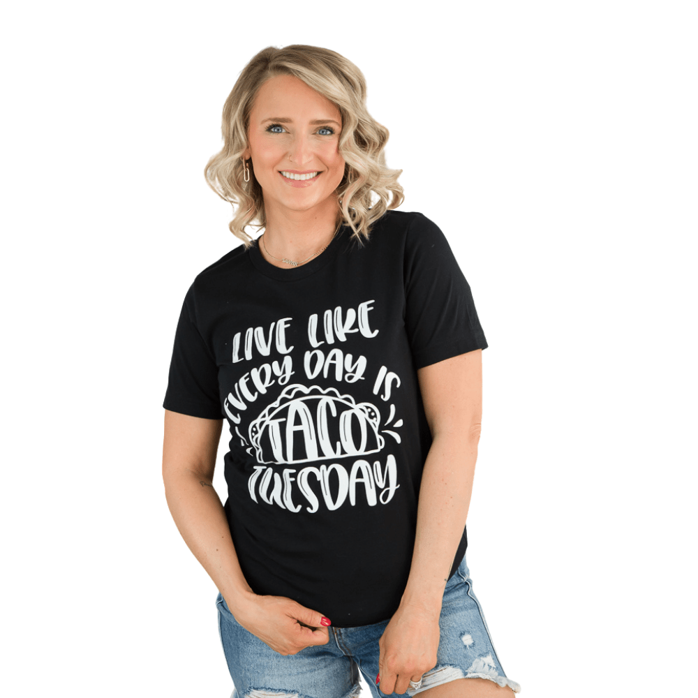 Taco Tuesday Tee-BT Graphic Tee-Stay Foxy Boutique, Florissant, Missouri