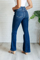 Mavis High Rise Side Seam Detail Flare Jeans-Denim-Stay Foxy Boutique, Florissant, Missouri