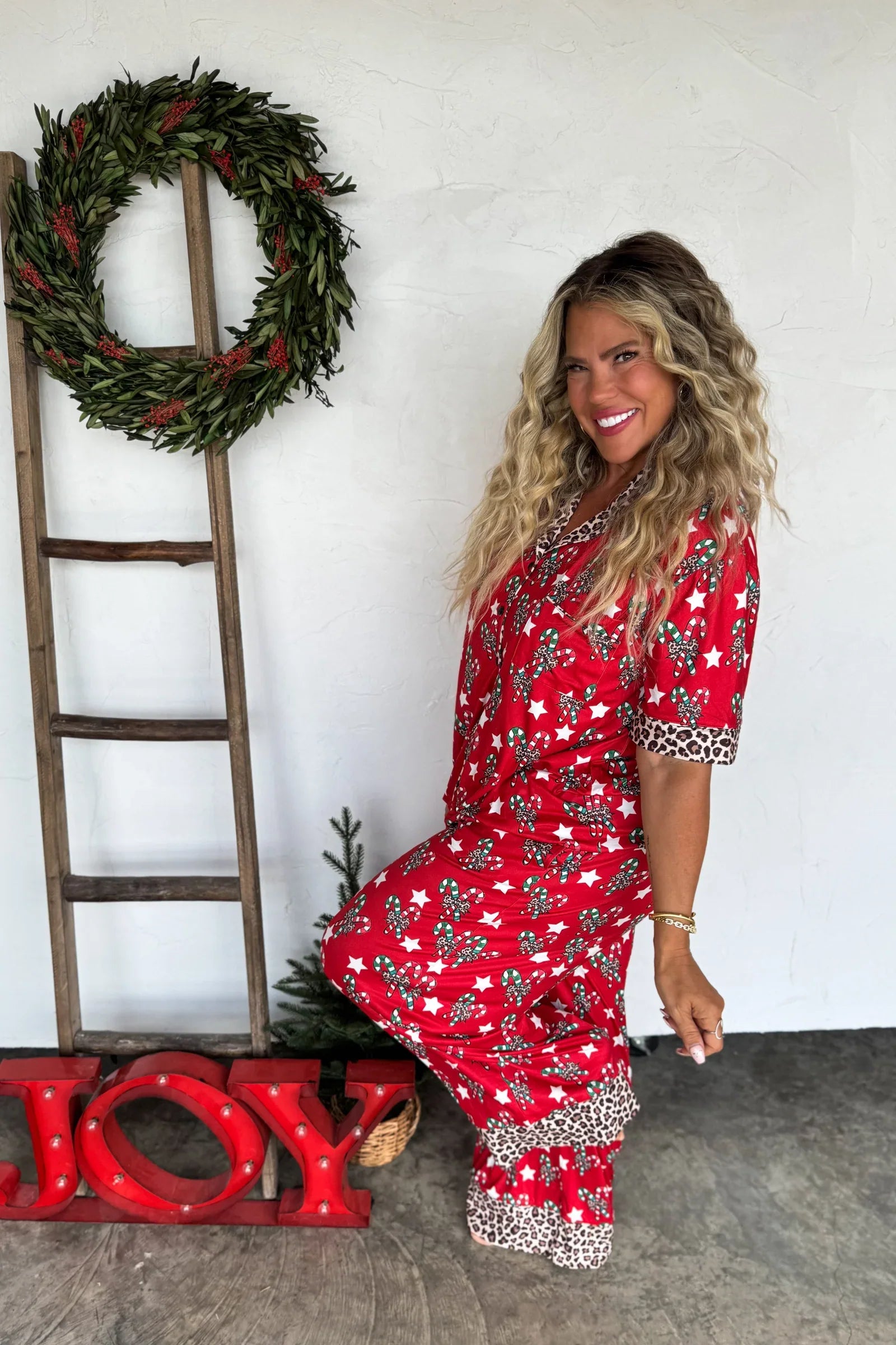 PREORDER: Blakeley Christmas Luxe PJ Sets-Womens-Stay Foxy Boutique, Florissant, Missouri