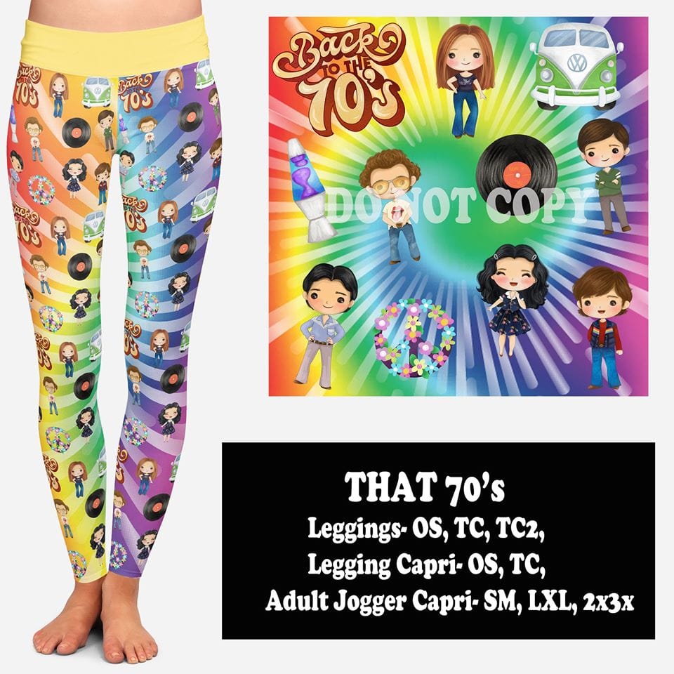 THAT 70'S (LEGGINGS, CAPRI, JOGGER CAPRI)-Stay Foxy Boutique, Florissant, Missouri