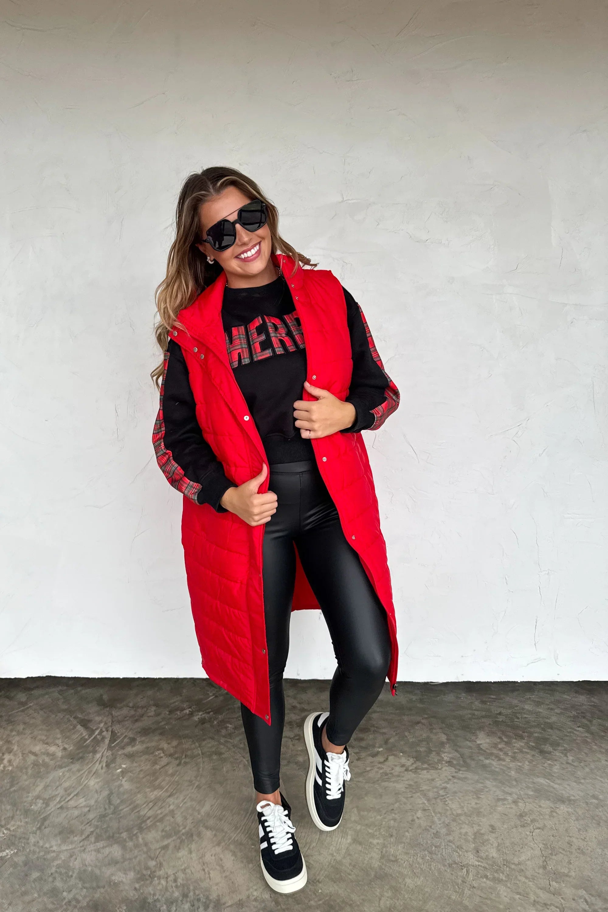 PREORDER: Kendall Long Puffer Vest-Womens-Stay Foxy Boutique, Florissant, Missouri