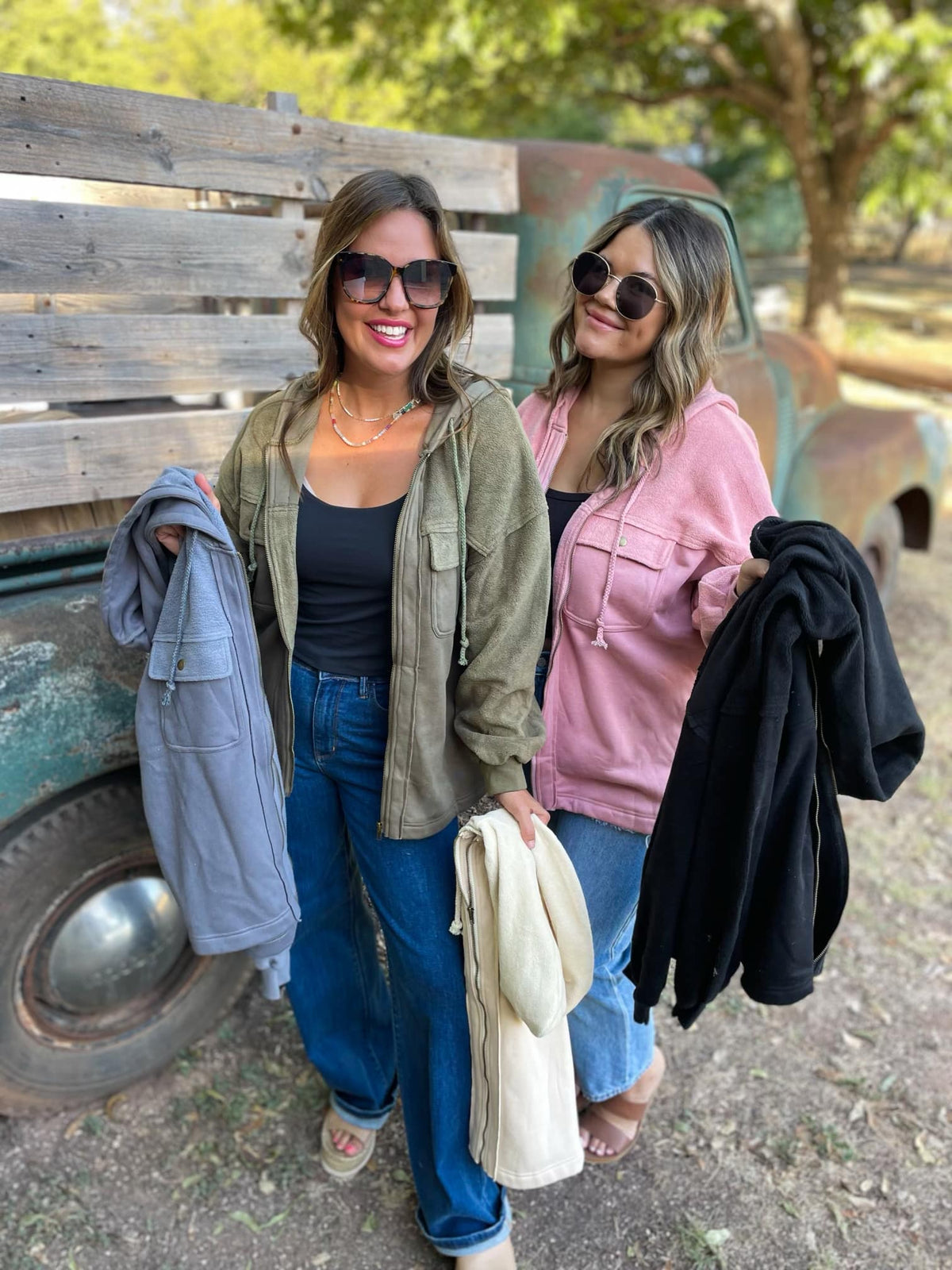 Best Selling Carson Hooded Jacket in Five Colors-Womens-Stay Foxy Boutique, Florissant, Missouri