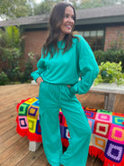 Beautiful Day Mineral Wash Pullover and Cargo Pants Set in Two Colors-Womens-Stay Foxy Boutique, Florissant, Missouri