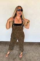 PREORDER: Dahlia Cheetah Overalls-Womens-Stay Foxy Boutique, Florissant, Missouri