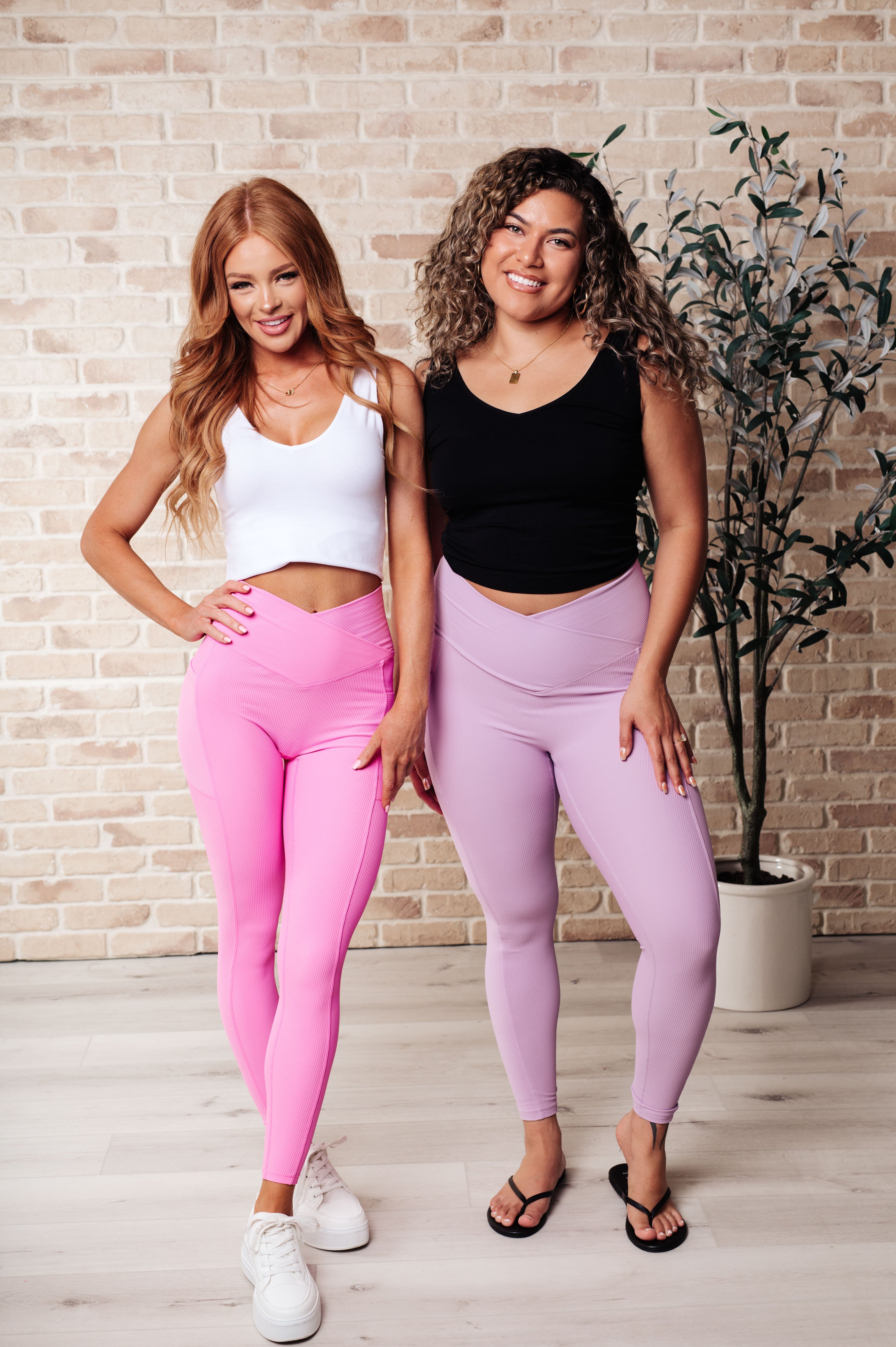 Molly Max Sculpt Leggings Pink-Athleisure-Stay Foxy Boutique, Florissant, Missouri