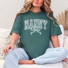 Lace Names Graphic Tee in Spruce-Womens-Stay Foxy Boutique, Florissant, Missouri
