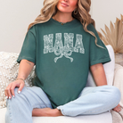 Lace Names Graphic Tee in Spruce-Womens-Stay Foxy Boutique, Florissant, Missouri