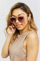 Square Metal-Plastic Hybrid Temple Sunglasses-Stay Foxy Boutique, Florissant, Missouri