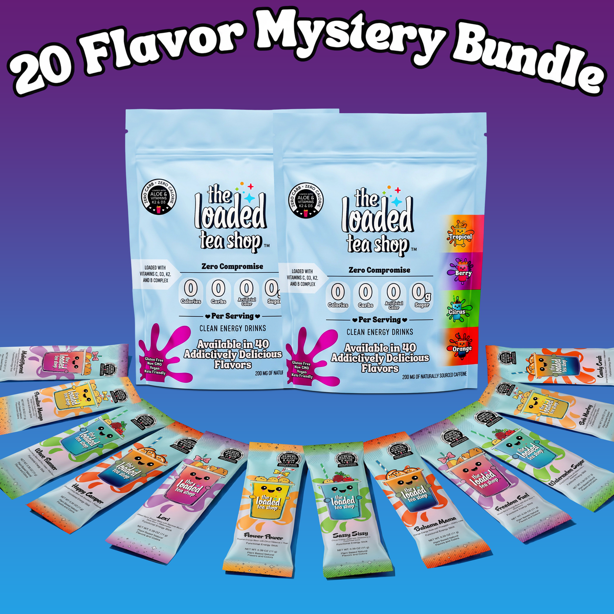 Mystery Bundle – Regular | 1 Case = 20 Sticks-Tea & Infusions-Stay Foxy Boutique, Florissant, Missouri