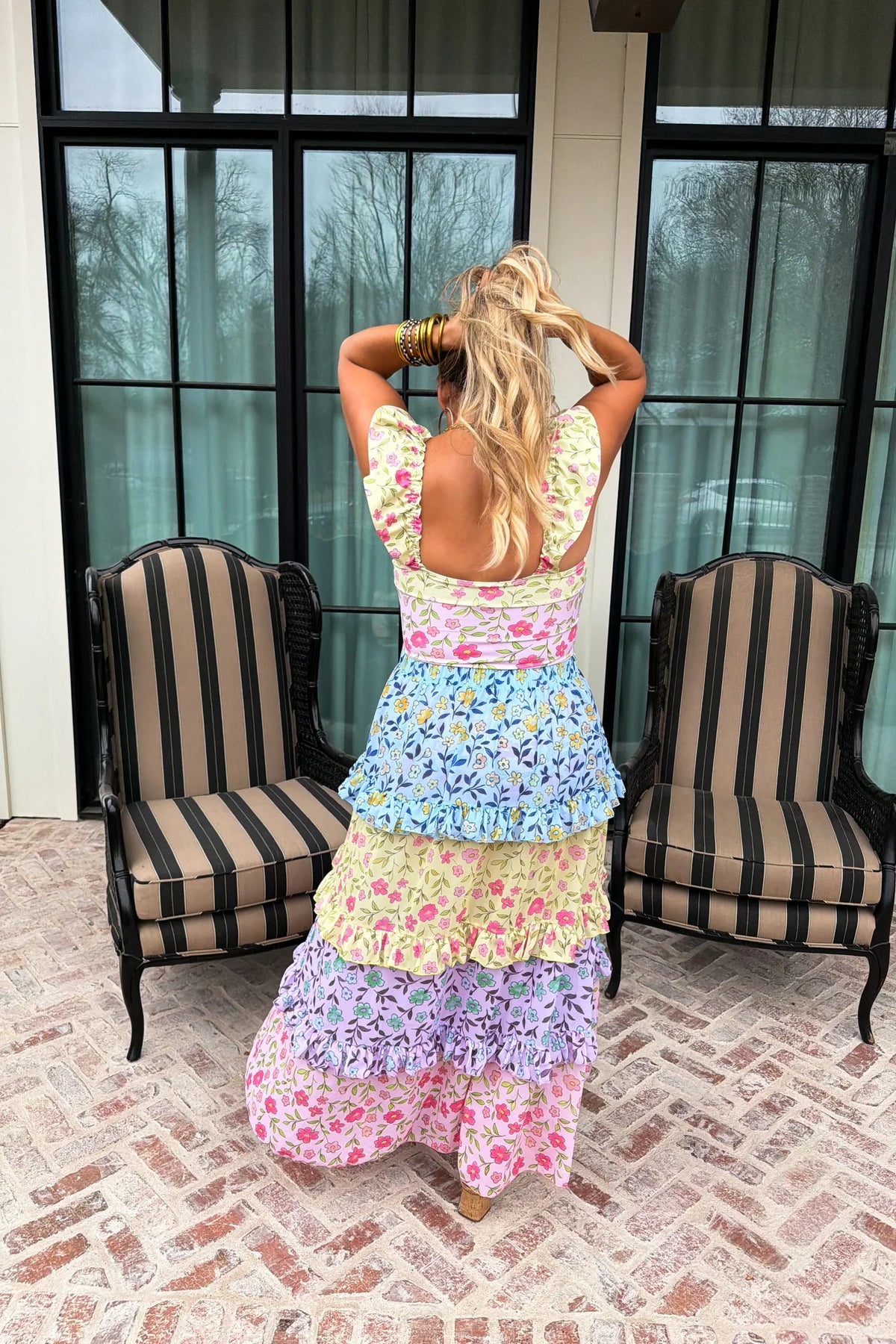 PREORDER: Floral Rainbow Swim Set-Womens-Stay Foxy Boutique, Florissant, Missouri