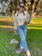 Lucky Star Sweatshirt in Three Colors-Womens-Stay Foxy Boutique, Florissant, Missouri