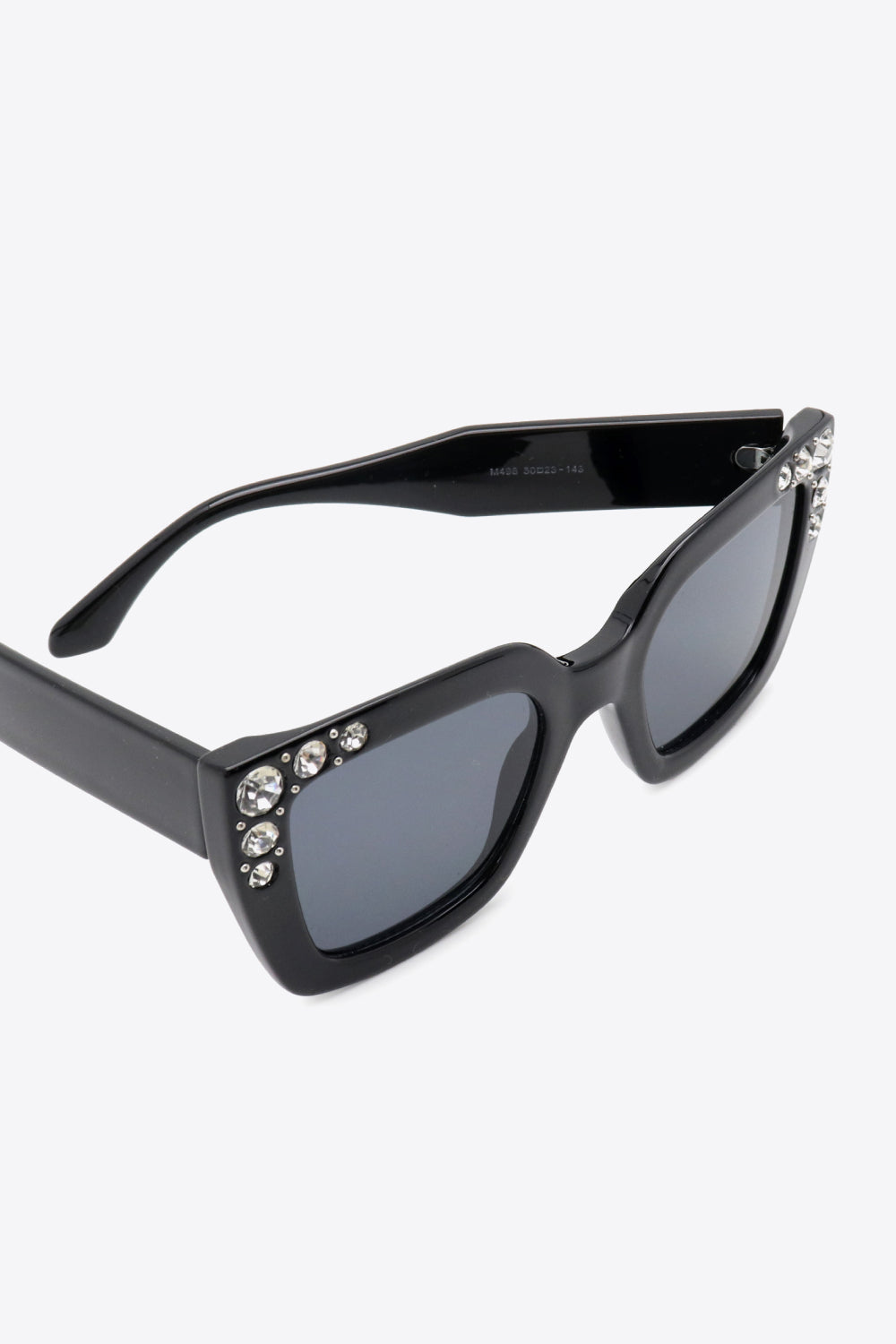 Inlaid Rhinestone Polycarbonate Sunglasses-Stay Foxy Boutique, Florissant, Missouri