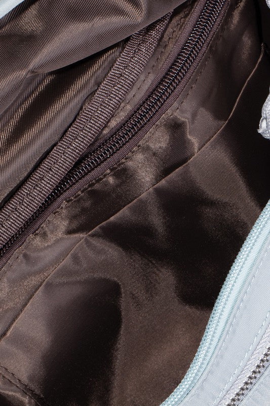 Fame Nylon Crossbody Bag with Adjustable Strap-Stay Foxy Boutique, Florissant, Missouri