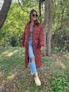 PREORDER: Wrap Me Up Full Length Puffer Jacket-Womens-Stay Foxy Boutique, Florissant, Missouri