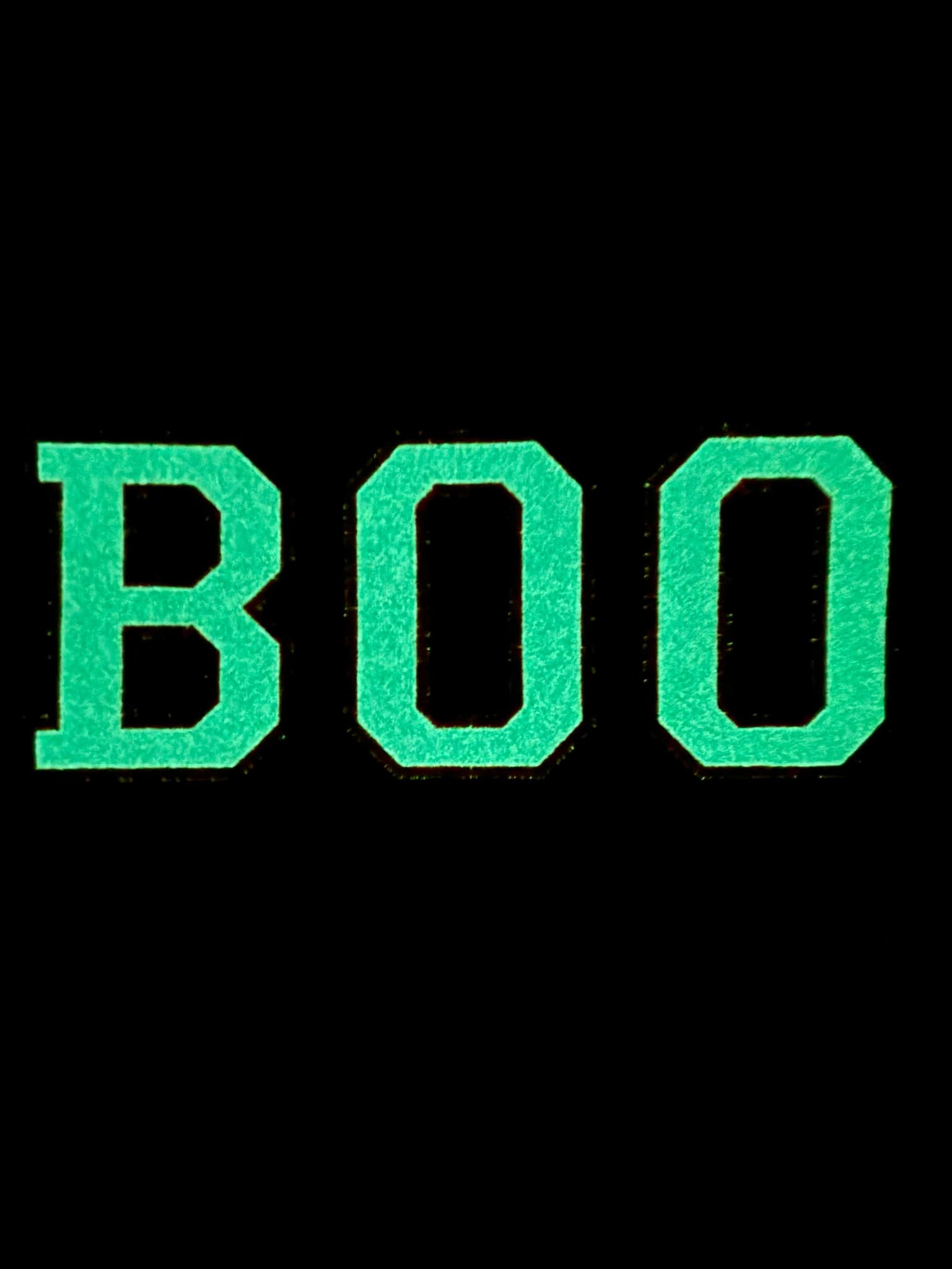 PREORDER: Glow in the Dark Boo Applique Sweatshirt-Womens-Stay Foxy Boutique, Florissant, Missouri