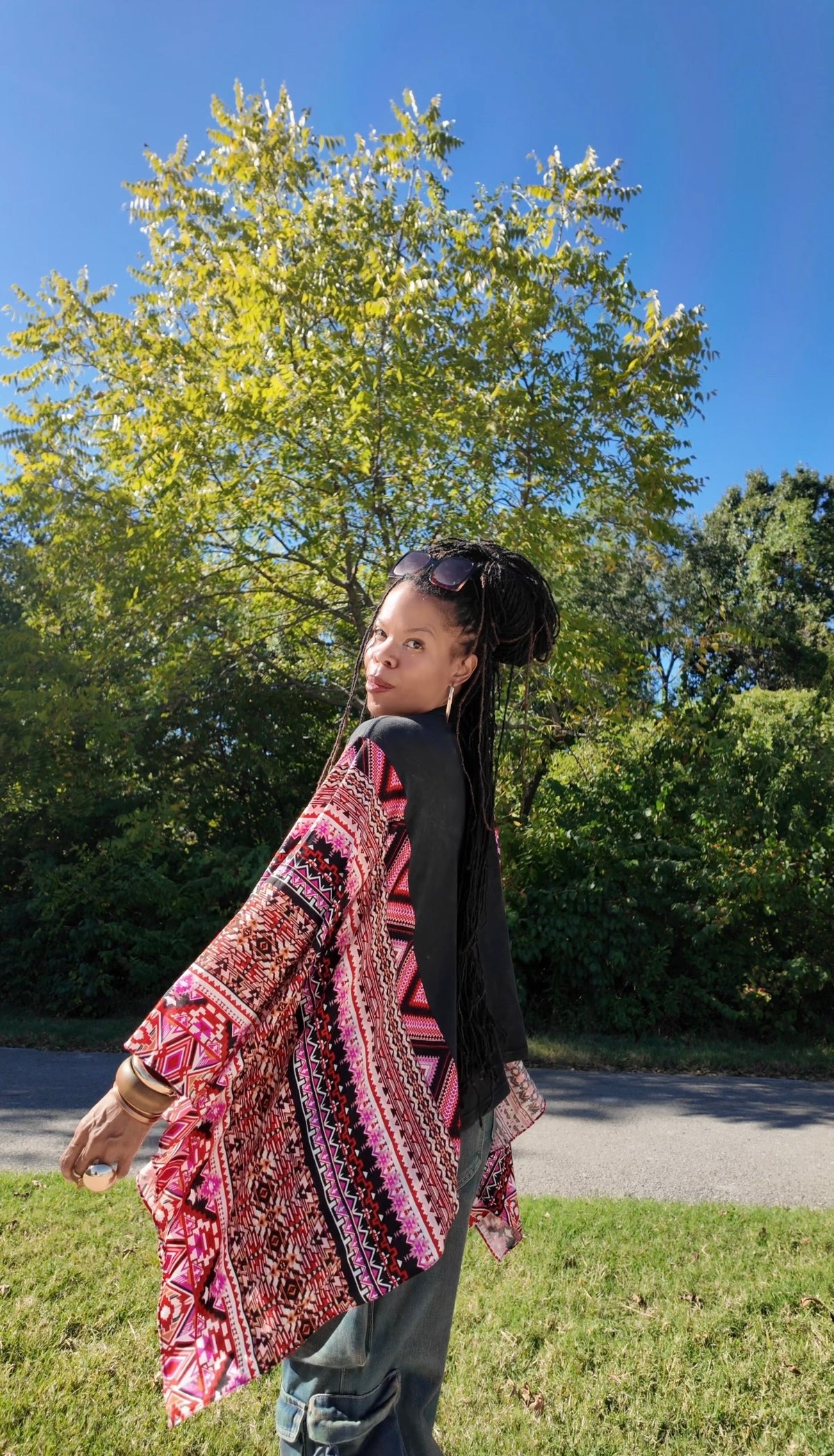 Nirvana | The Becoming Flowy Kimono Top 2 Scoops-Stay Foxy Boutique, Florissant, Missouri