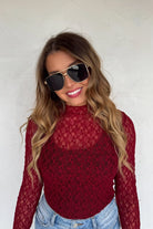PREORDER: Jolie Lace Thumbhole Top-Womens-Stay Foxy Boutique, Florissant, Missouri