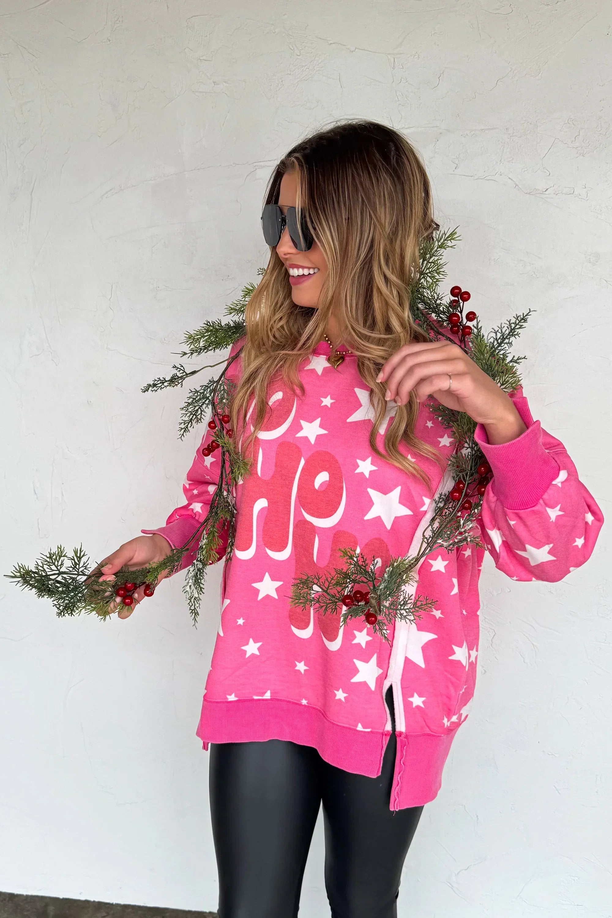 PREORDER: Classic Crew Pullover Ho Ho Ho-Womens-Stay Foxy Boutique, Florissant, Missouri