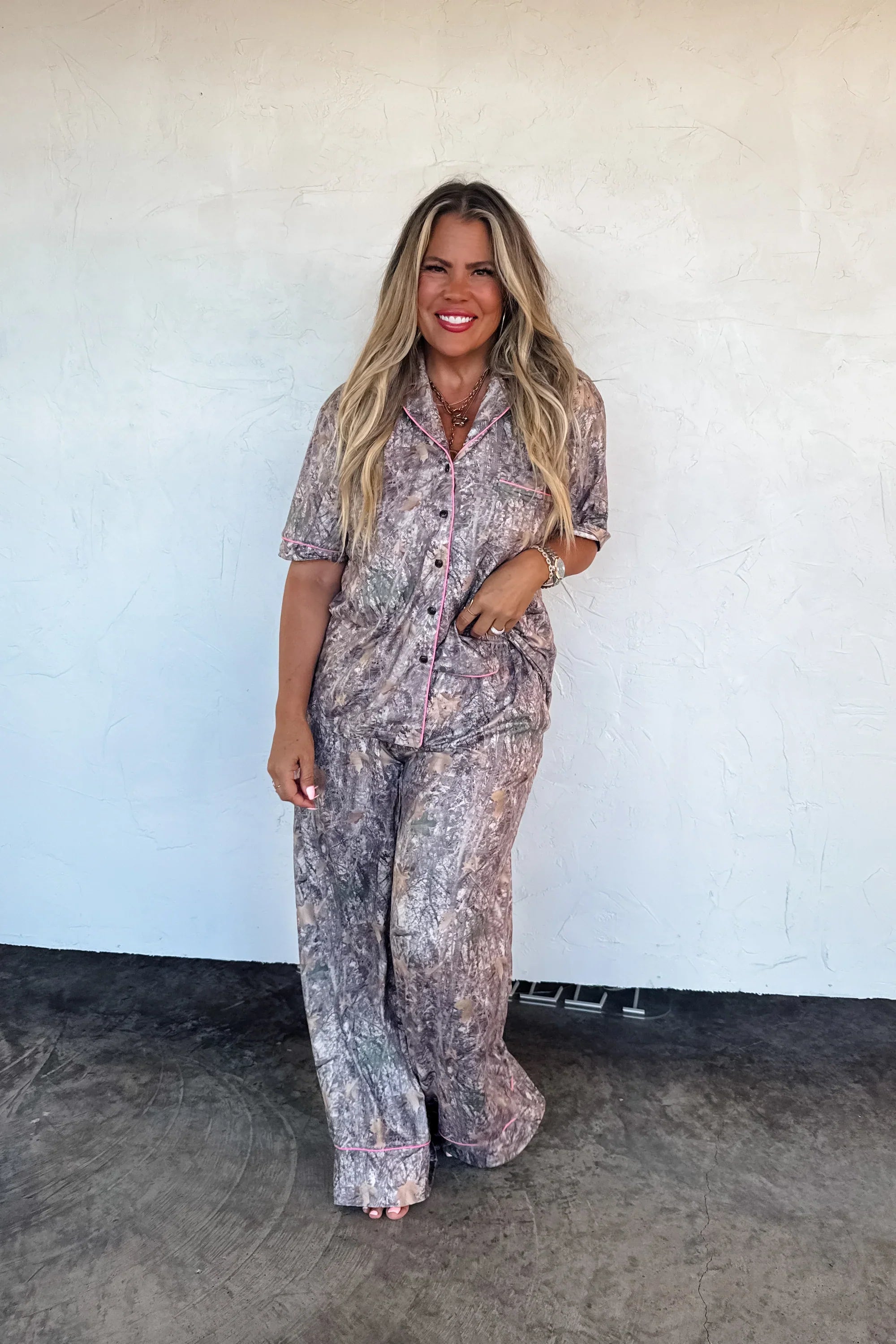 PREORDER: Cabin Cozy Luxe PJ Set-Womens-Stay Foxy Boutique, Florissant, Missouri