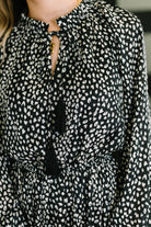 A Cheeky Little Time Tiered Dress in Black-Womens-Stay Foxy Boutique, Florissant, Missouri