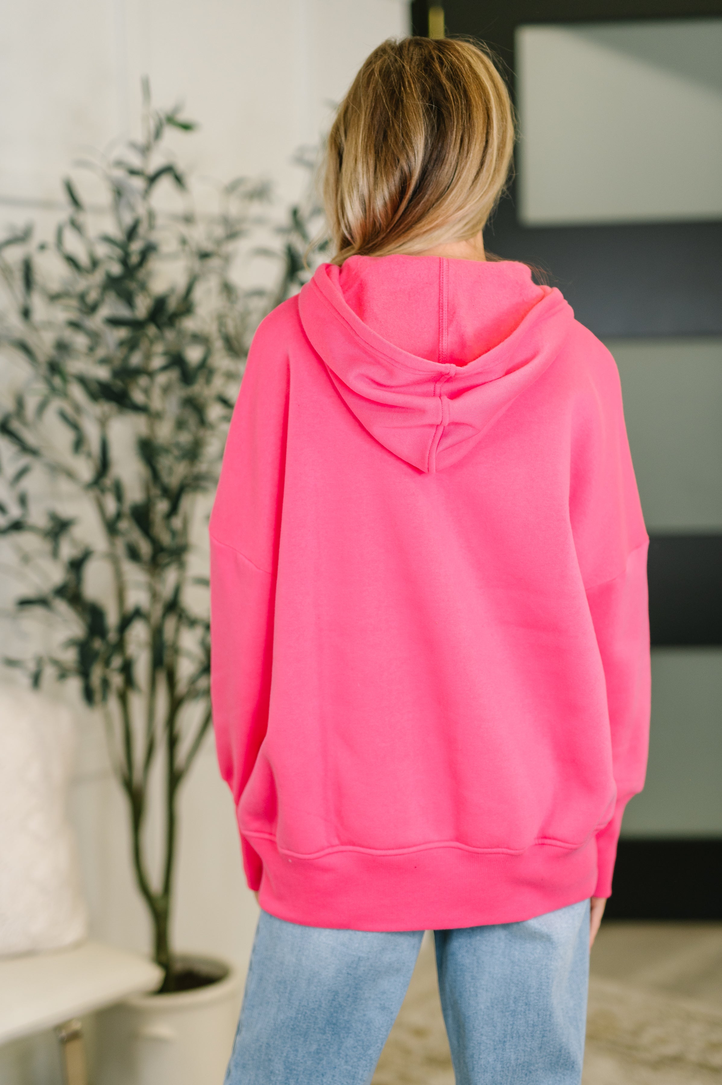 A Million Different Reasons Hooded Pullover in Fuchsia-Womens-Stay Foxy Boutique, Florissant, Missouri