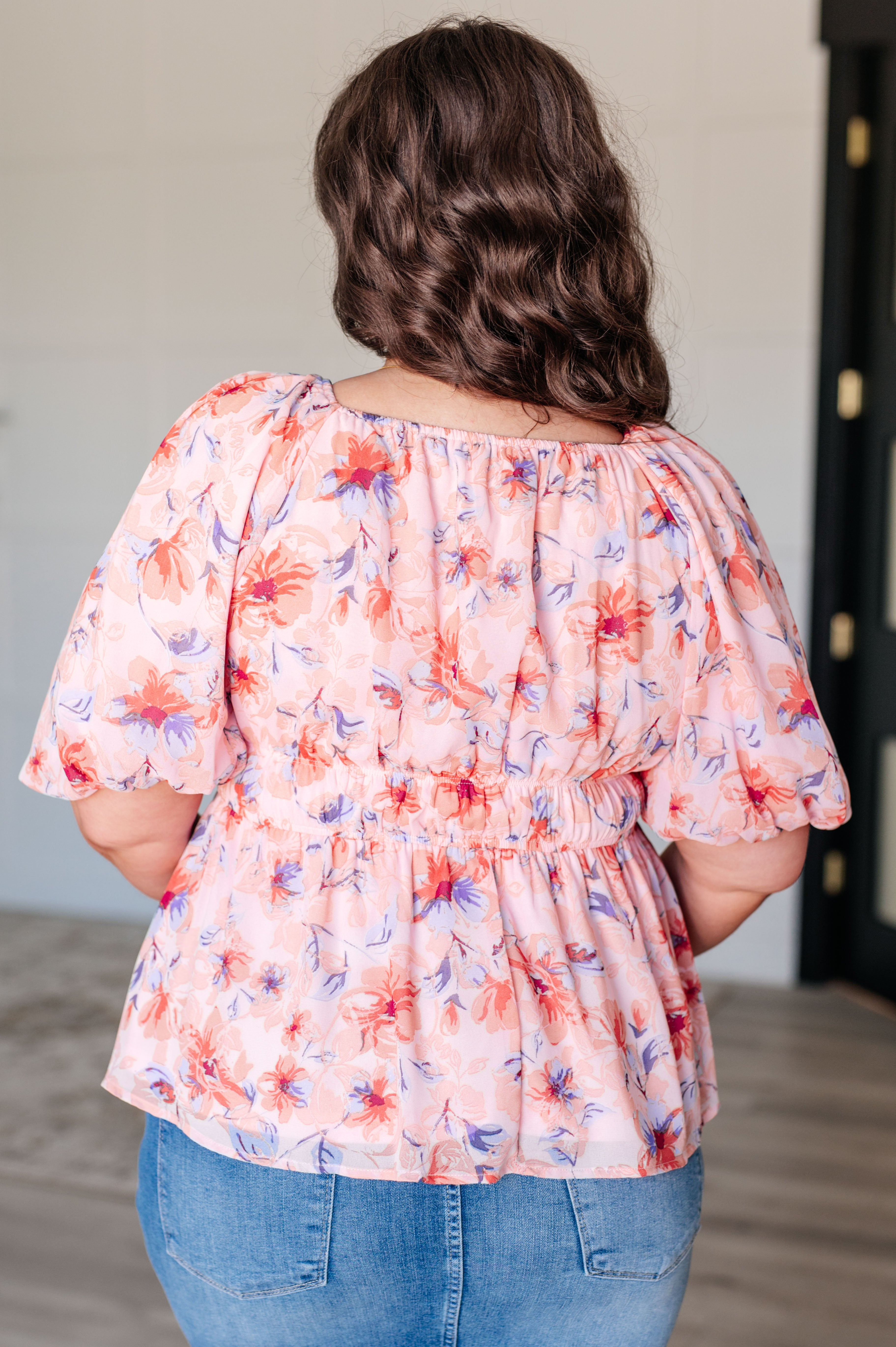 A Powerful Force Square Neck Balloon Sleeve Blouse-Tops-Stay Foxy Boutique, Florissant, Missouri