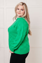 A Song to Sing Sweater Knit Pullover-Tops-Stay Foxy Boutique, Florissant, Missouri