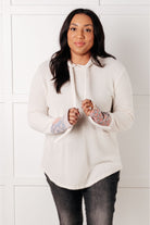 A Tad Chilly Waffle Knit Hoodie-Tops-Stay Foxy Boutique, Florissant, Missouri