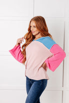 A-Tisket A-Tasket Color Block Pullover-Tops-Stay Foxy Boutique, Florissant, Missouri