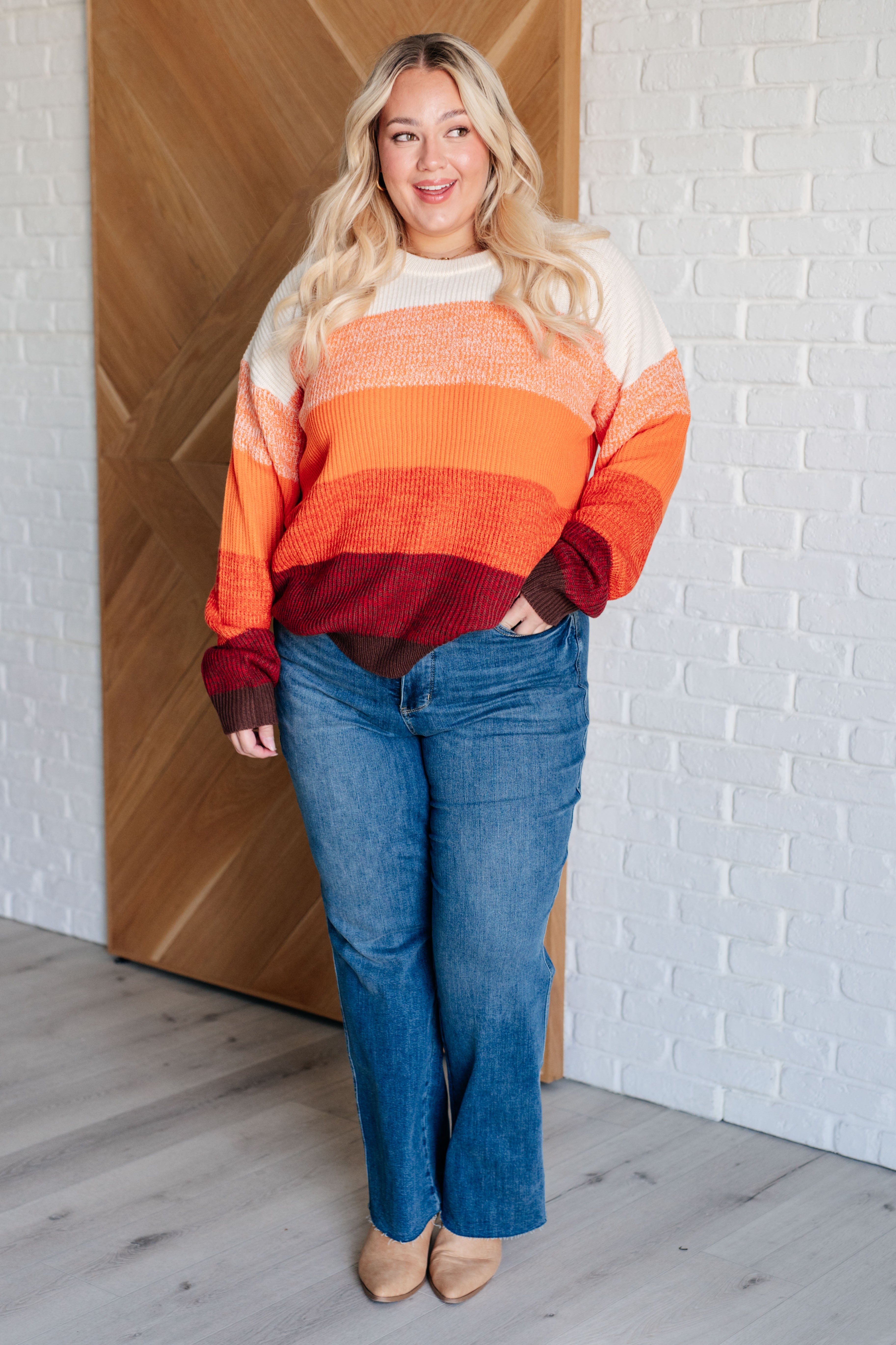 All Too Well Color Block Sweater-Tops-Stay Foxy Boutique, Florissant, Missouri