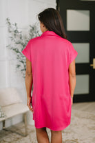 All of My Business Collared Shirt Dress-Womens-Stay Foxy Boutique, Florissant, Missouri