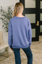 Always True Drop Shoulder Pullover in Marlin-Womens-Stay Foxy Boutique, Florissant, Missouri