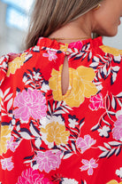 Among The Flowers Floral Top-Tops-Stay Foxy Boutique, Florissant, Missouri