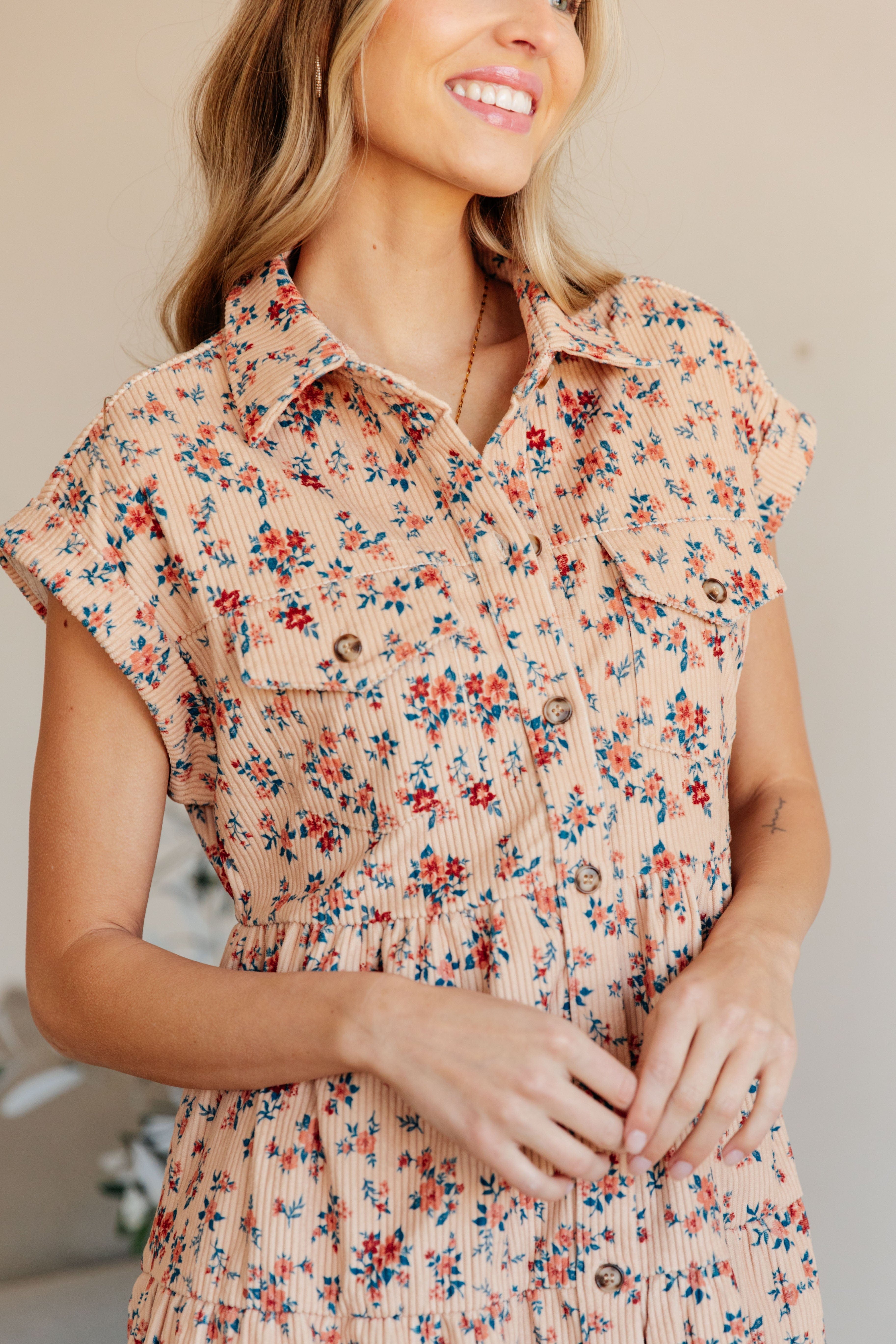 Anywhere You Go I'll Be Collared Dress-Womens-Stay Foxy Boutique, Florissant, Missouri