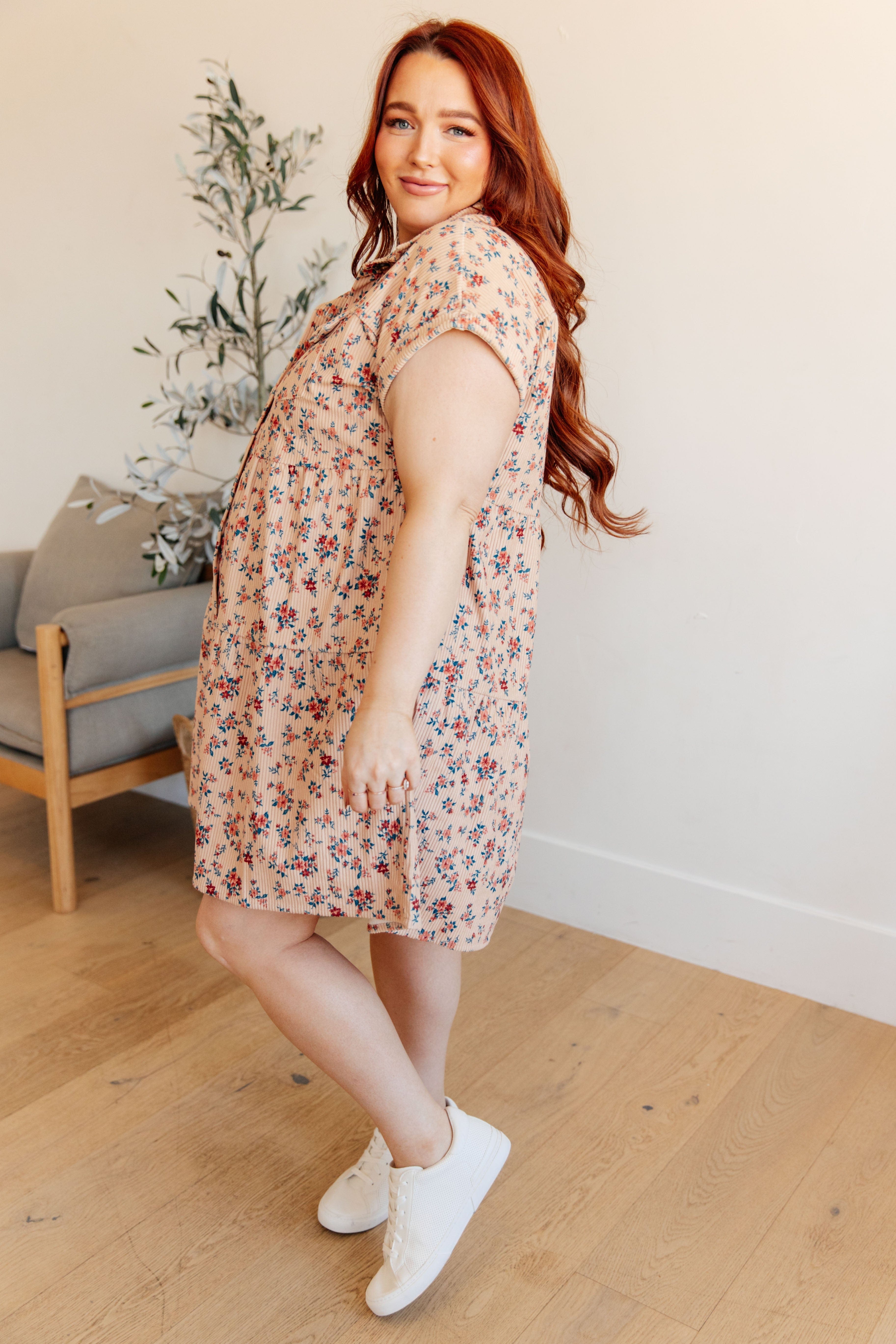 Anywhere You Go I'll Be Collared Dress-Womens-Stay Foxy Boutique, Florissant, Missouri