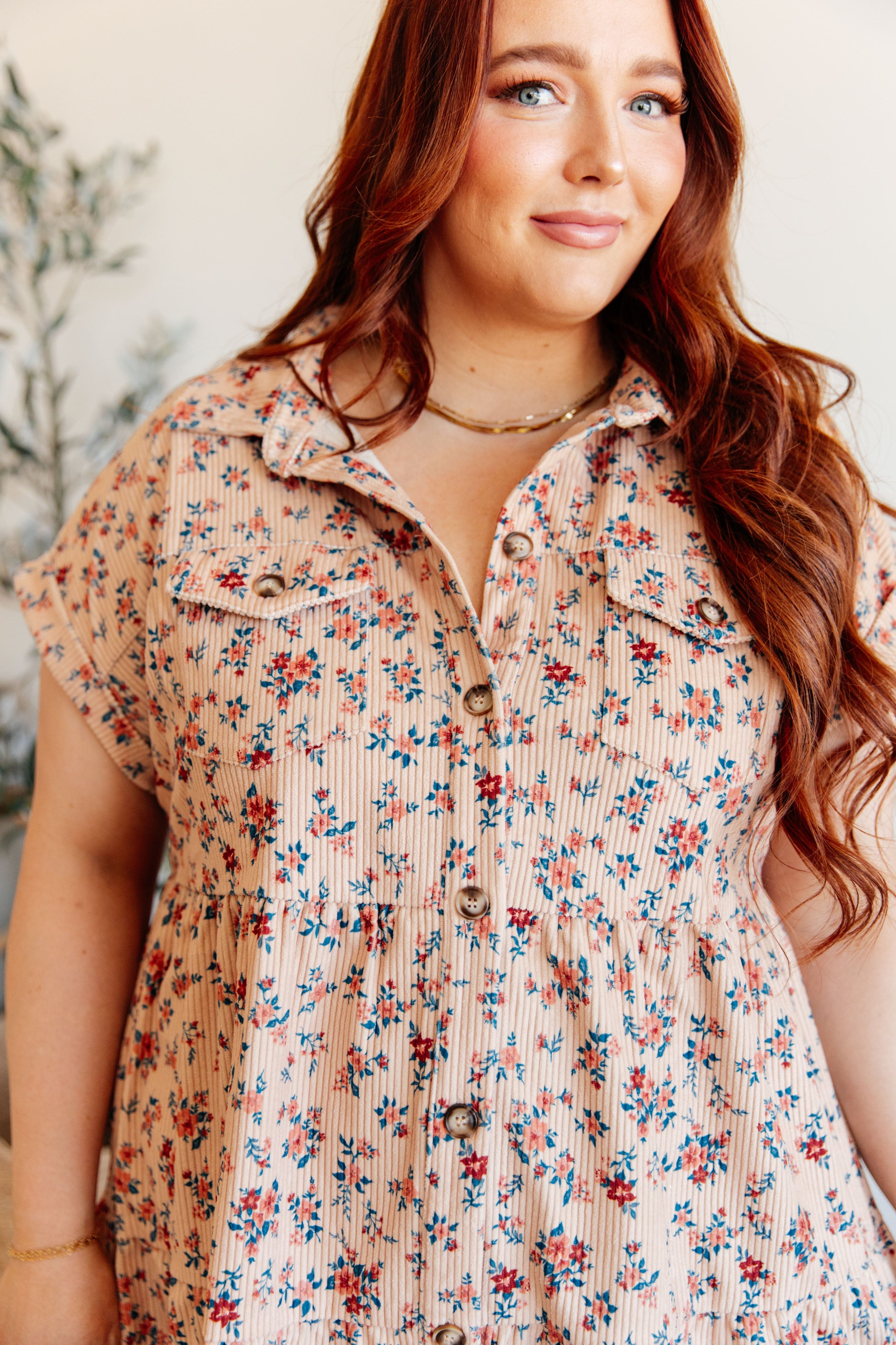 Anywhere You Go I'll Be Collared Dress-Womens-Stay Foxy Boutique, Florissant, Missouri