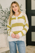 As Long As You're Mine Loose Knit Collared Top-Womens-Stay Foxy Boutique, Florissant, Missouri